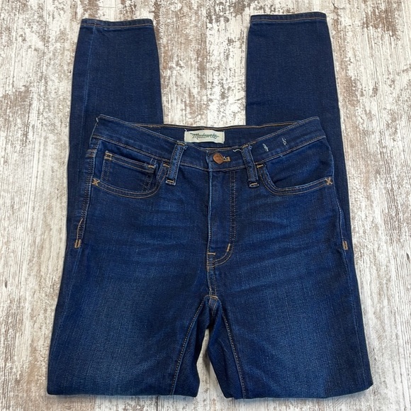 Madewell 9” Mid Rise Skinny Jeans Size 24 - Picture 4 of 8